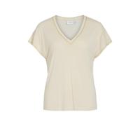 Vinoel V-Neck S/S Stitch Detail Top