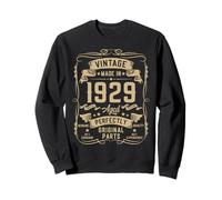 Vintage 1929 97yr 97th Birthday Gifts for Men 97 Years Old Sweatshirt