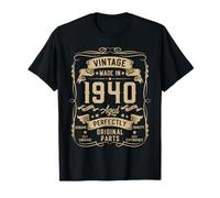 Vintage 1940 86yr 86th Birthday Gifts for Men 86 Years Old T-Shirt