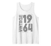 Vintage 1964 T-Shirts für Männer Retro Lustig 1964 Geburtstag Tank Top