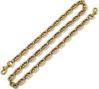 Vintage 23 Gold Taschenkettenriemen - Messing-ersatz Für Coach-Taschen, Elegante 47 cm Schulter- Und Umhängekette, Antikes Damenaccessoire, Schickes Handtaschen-Upgrade Antique Gold 47 inches