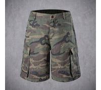 Vintage amerikanische Splatter Camo Cargo Shorts für Herren, leichte Sommer-Shorts aus reiner Baumwolle, lockere gewaschene Distressed Casual Shorts z