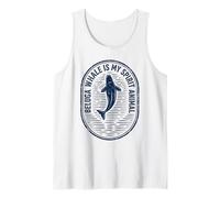Vintage Beluga Wal Geist Tier Retro Wappen Tank Top