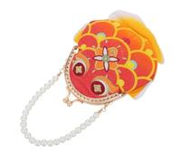 Vintage Bestickte Abendtasche mit Fischmotiv und Kiss Lock Verschluss | Polyester, Metall und Kunstperlen, 3d-form, Kompakt und Leicht, für Reise und Hochzeit
