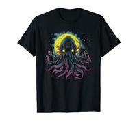 Vintage Cthulhu Skull Monster Horror Tentacles Halloween T-Shirt