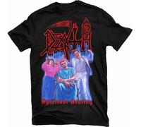 Vintage Death Band Spiritual Healing Cotton Black Unisex Shirt Black Large