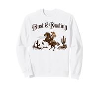 Vintage Distressed Grunge Wild Desert Cowboy 70er Jahre Western Sweatshirt