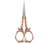 Vintage Edelstahl Stickschere für Crafters und Studenten, Gold | Präzises Schneiden, Tragbar für Schreibtisch und Schneiderei, für Kleidungsetiketten und Garn