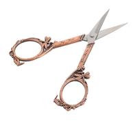 Vintage Edelstahl Stickschere für Schüler und Stickfreunde, Gold | Kompakte Schere für Stoff und Bastelprojekte, Rostbeständig, Ergonomischer Griff, Handlich für Unterwegs