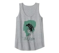 Vintage Edgar Allen Poe Rabenhemd Art-Allan Poe Nevermore Tank Top, Damen, Grau Meliert, L