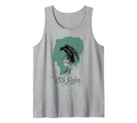 Vintage Edgar Allen Poe Rabenhemd Art-Allan Poe Nevermore Tank Top, Herren, Grau Meliert, XL