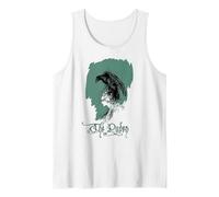 Vintage Edgar Allen Poe Rabenhemd Art-Allan Poe Nevermore Tank Top, Herren, Weiß, L