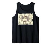 Vintage Elfe Fee Engel Nostalgisches Eleganz Motiv Tank Top