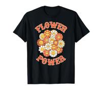 Vintage floral Hippie Groovy 70s Flowers Retro Flower Power T-Shirt