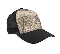 Vintage Flower Baseball Cap Dad Hat Trucker Hat Damen Herren Snapback Verstellbarer Modischer Trendiger Hip Hop Hut Low Profile