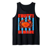 Vintage Frutti Di Mare Red Crab Meeresfrüchte Liebhaber Italienisch Tank Top