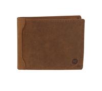 Vintage Geldbörse mit Riegel quer RFID Schutz cognac