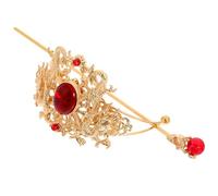Vintage Haarnadel für Hanfu Frisuren, Goldener Eisen Haarschmuck | Dutt und Hochsteckfrisuren, Traditioneller Chinesischer Look, Fotografie und Brautfrisur, Schlicht