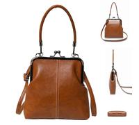 Vintage Handtaschen Verstellbare britischer Stil Kiss-Lock