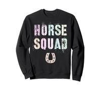 Vintage Horse Square Country Vibes Pony Equestrian Farm Lasso Sweatshirt