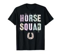 Vintage Horse Square Country Vibes Pony Equestrian Farm Lasso T-Shirt