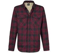 Vintage Industries Class Sherpa Hemdjacke rot, Größe XXL, Herren, Übergangsjacke, Baumwolle
