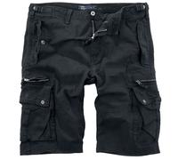 Vintage Industries Gandor Short Short schwarz in XL