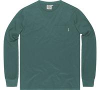 Vintage Industries Grant Pocket Langarmshirt, grün-blau, Größe 3XL für Männer