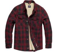 Vintage Industries Holzfällerjacke Craft Heavyweight Sherpa Red Check-L