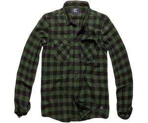 Vintage Industries Karo-Hemd Harley Shirt Green Check - Harley-S