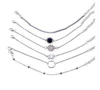 Vintage Lotus Bracelets Set Adjustable Rope Bead Bracelets Set For Women Stylish Clever fashion