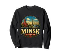 Vintage Minsk Belarus Reise Souvenir Wahrzeichen Geschenk Sweatshirt