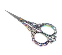 Vintage Nähschere aus Edelstahl für Basteln und Präzisionsschnitt | Kompakte Stickschere, Retro Design mit Feiner Spitze, für Garn, Band und Selbstgemacht Scrapbooking