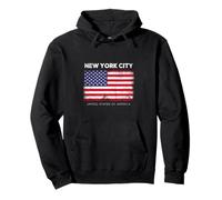 Vintage New York City mit USA-Flagge T-Shirt New York City Pullover Hoodie