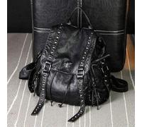 Vintage Nieten Rucksack Handtasche, Retro Punk Stil Reise Tagesrucksack, Gotischer Schulrucksack für Frauen