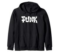 Vintage Punk Retro Debbie 70er Jahre getragen von Musikikone 80er Rock Kapuzenjacke