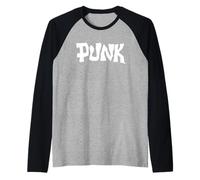 Vintage Punk Retro Debbie 70er Jahre getragen von Musikikone 80er Rock Raglan