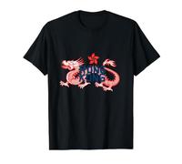 Vintage-Reisesouvenir mit Drachenorchideen-Flagge aus Hongkong Preisgünstiges Grafik-T-Shirt, Herren, Schwarz, XL