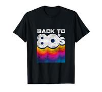 Vintage Retro Back to 80's Tees I Love 80's Graphic Design T-Shirt
