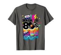 Vintage Retro Back To 80's Tees I Love 80's Graphic Design T-Shirt