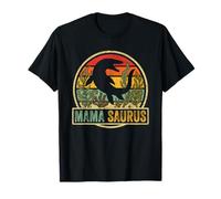 Vintage Retro Mama Saurus SeaRex Mosasaurus Dinosaurier Frauen T-Shirt