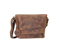 Greenburry Umhängetasche Vintage Shouderbag small Leder 29 cm Braun