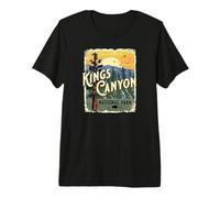 Vintage-Souvenir im Kings-Canyon-Nationalpark, Kalifornien, USA Premium T-Shirt