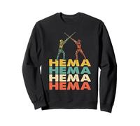 Vintage Style Hema Fechter Langschwert Sparring Retro Sweatshirt