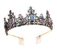 Vintage Tiara Kopfschmuck mit Legierung und Haarkamm für Party | Zartes Design, Angenehmer Sitz, Sorgfältige Verarbeitung, Schmuck Fällt nicht Leicht, für Bankett