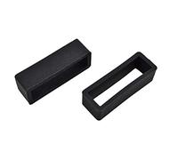 Vintage Time Watches Ersatz-Sport-Halter, Gummi-Halterungsschlaufe, verschiedene Größen, 14 mm, 16 mm, 18 mm, 20 mm, 22 mm, 24 mm, 26 mm, 2 Stück, Schwarz, 2 Stück, Schwarz , 26 mm, Klassisch