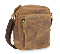 Greenburry Umhängetasche Vintage – Leder – 18 cm – Braun