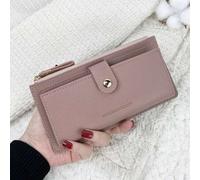 Vintage Überschlag Damen Mode Modern Business Schlank Tragbar Vielseitig Große Kapazität Kreditkarten Reißverschluss ID-Kartenhalter Bargeldaufbewahru