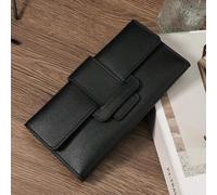 Vintage Umschlag Damen Mode modern Business schlank tragbar vielseitig Großraum-Kredit-Karten-Reißverschluss-ID-Karten-Bargeld-Aufbewahrung Business-L