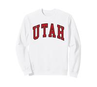 Vintage Utah Herren Utah Frauen Retro UT Rot Grau Schwarz Tee Geschenk Sweatshirt